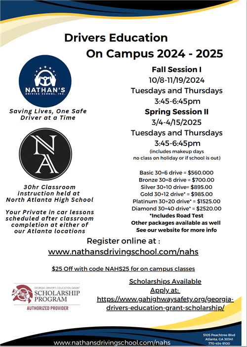 Nathan's Driving School Info